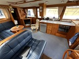 Grand Banks 42 Heritage- helm entrance to saloon